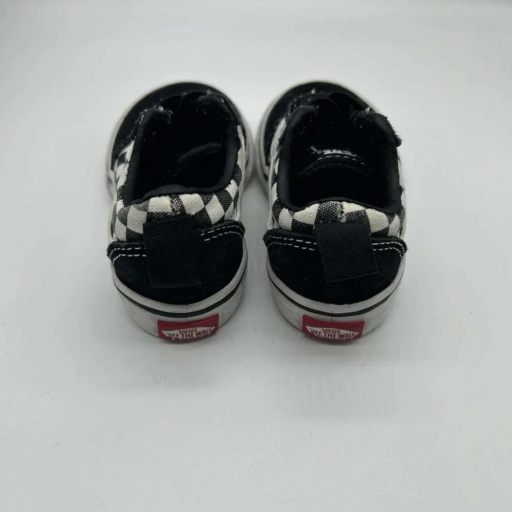 Vans Old Skool Checkerboard Toddler Size 5 Sneakers Black White Skater